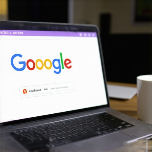 Business owner working on Google My Business profile for local SEO in Madison.