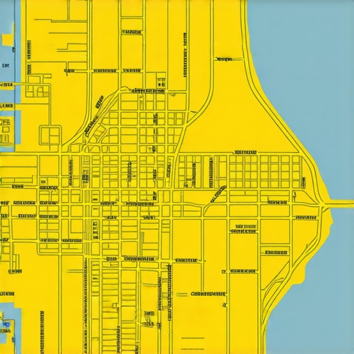 Map of Madison city showing neighborhoods and landmarks for local search optimization