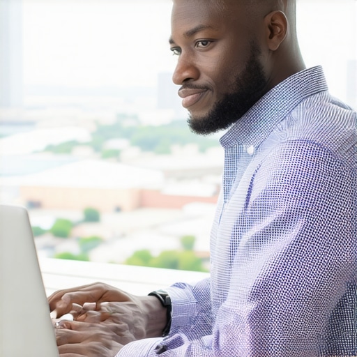 Managing Local SEO in Madison Business owner reviewing online reviews for local SEO in Madison