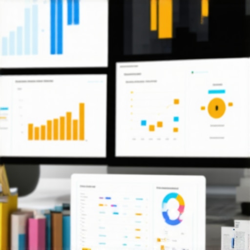 A workspace with various digital marketing tools and analytics dashboards used for managing local SEO in Madison.