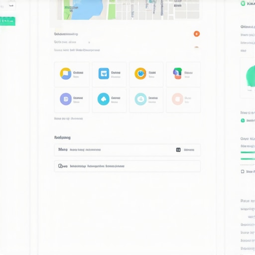 Screenshot of SEO dashboard with maps, analytics, and citation management tools