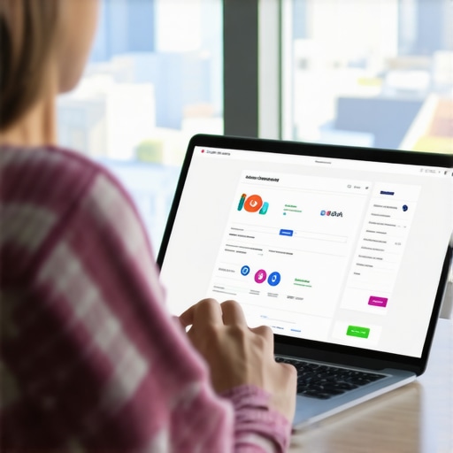 Person using SEO tools to maintain Madison local search rankings