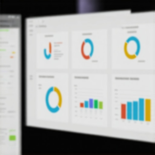 A detailed SEO analytics dashboard showing local search data and rankings