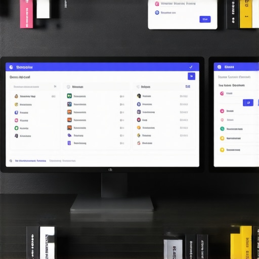Computer screen displaying local SEO tools and dashboards