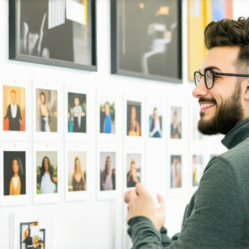 Local business owner updating Google My Business profile in Madison.