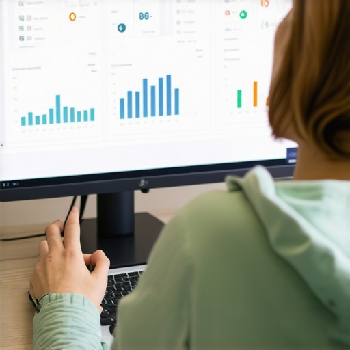 Analyzing Madison Local SEO Data Person reviewing Madison SEO analytics and Google My Business metrics