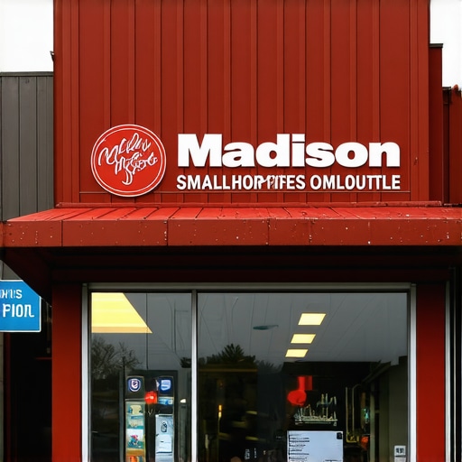 Madison Local Storefront Exterior shot of a Madison shop with recognizable local landmarks